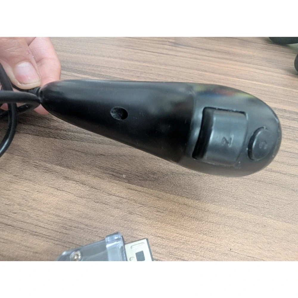 Nintendo Wii Wii U Compatible Black Nunchuk Controller Wired C Z Analog Joystick